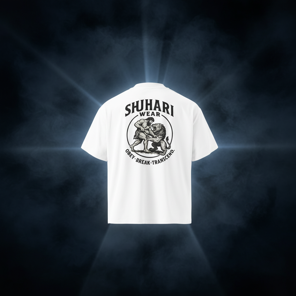 Camiseta épica fondo cinematográfico