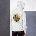 Sudadera con Capucha Shuhari BJJ gris vista trasera – ropa BJJ España
