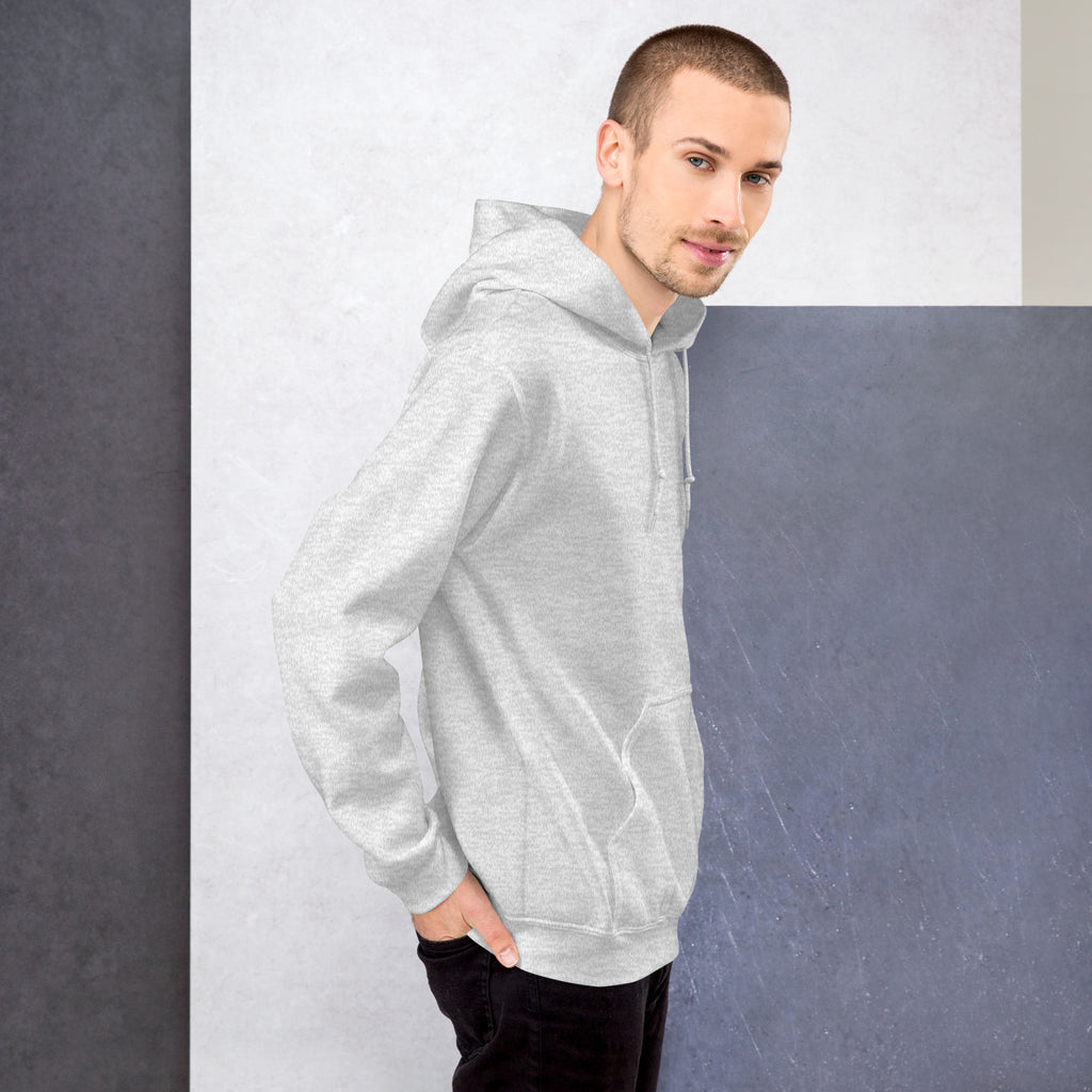 Sudadera con Capucha Shuhari BJJ gris vista lateral derecha detalle – sudadera BJJ