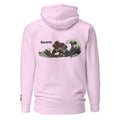 Sudadera Hoodie Shuhari BJJ lavanda vista trasera – ropa BJJ España